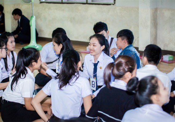 ภาพกิจกรรม โครงการอบรมเชิงปฏิบัติการค่ายอาสาบำเพ็ญประโยชน์ส่งเสริมสุขภาพ เสริมสร้างคุณธรรมจริยธรรมและบูรณาการเรียนรู้เพื่อทำนุบำรุงศิลปวัฒนธรรม ครั้งที่ 3