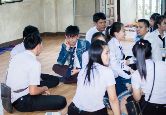 ภาพกิจกรรม โครงการอบรมเชิงปฏิบัติการค่ายอาสาบำเพ็ญประโยชน์ส่งเสริมสุขภาพ เสริมสร้างคุณธรรมจริยธรรมและบูรณาการเรียนรู้เพื่อทำนุบำรุงศิลปวัฒนธรรม ครั้งที่ 3