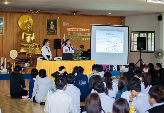 ภาพกิจกรรม โครงการอบรมเชิงปฏิบัติการค่ายอาสาบำเพ็ญประโยชน์ส่งเสริมสุขภาพ เสริมสร้างคุณธรรมจริยธรรมและบูรณาการเรียนรู้เพื่อทำนุบำรุงศิลปวัฒนธรรม ครั้งที่ 3