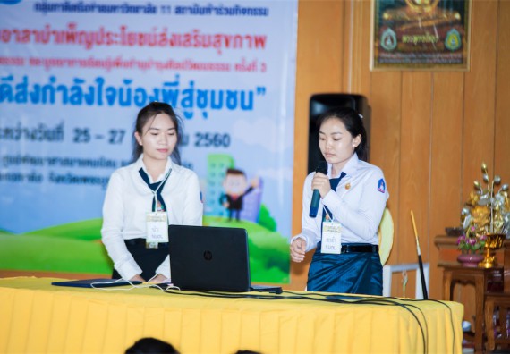 ภาพกิจกรรม โครงการอบรมเชิงปฏิบัติการค่ายอาสาบำเพ็ญประโยชน์ส่งเสริมสุขภาพ เสริมสร้างคุณธรรมจริยธรรมและบูรณาการเรียนรู้เพื่อทำนุบำรุงศิลปวัฒนธรรม ครั้งที่ 3