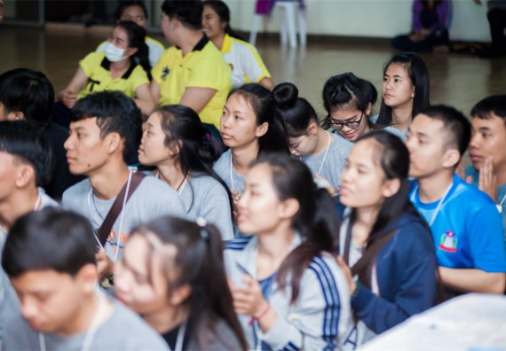 ภาพกิจกรรม โครงการอบรมเชิงปฏิบัติการค่ายอาสาบำเพ็ญประโยชน์ส่งเสริมสุขภาพ เสริมสร้างคุณธรรมจริยธรรมและบูรณาการเรียนรู้เพื่อทำนุบำรุงศิลปวัฒนธรรม ครั้งที่ 3