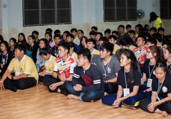 ภาพกิจกรรม โครงการอบรมเชิงปฏิบัติการค่ายอาสาบำเพ็ญประโยชน์ส่งเสริมสุขภาพ เสริมสร้างคุณธรรมจริยธรรมและบูรณาการเรียนรู้เพื่อทำนุบำรุงศิลปวัฒนธรรม ครั้งที่ 3