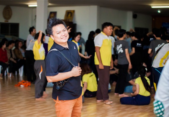 ภาพกิจกรรม โครงการอบรมเชิงปฏิบัติการค่ายอาสาบำเพ็ญประโยชน์ส่งเสริมสุขภาพ เสริมสร้างคุณธรรมจริยธรรมและบูรณาการเรียนรู้เพื่อทำนุบำรุงศิลปวัฒนธรรม ครั้งที่ 3