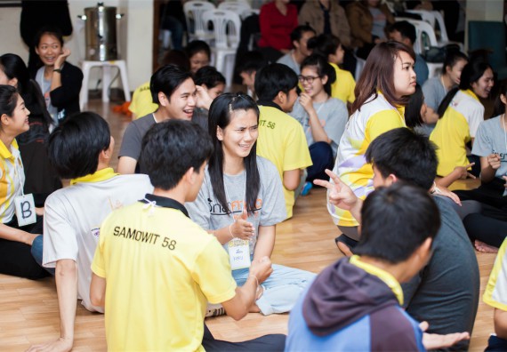 ภาพกิจกรรม โครงการอบรมเชิงปฏิบัติการค่ายอาสาบำเพ็ญประโยชน์ส่งเสริมสุขภาพ เสริมสร้างคุณธรรมจริยธรรมและบูรณาการเรียนรู้เพื่อทำนุบำรุงศิลปวัฒนธรรม ครั้งที่ 3