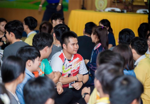 ภาพกิจกรรม โครงการอบรมเชิงปฏิบัติการค่ายอาสาบำเพ็ญประโยชน์ส่งเสริมสุขภาพ เสริมสร้างคุณธรรมจริยธรรมและบูรณาการเรียนรู้เพื่อทำนุบำรุงศิลปวัฒนธรรม ครั้งที่ 3