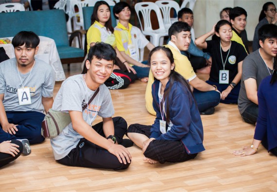 ภาพกิจกรรม โครงการอบรมเชิงปฏิบัติการค่ายอาสาบำเพ็ญประโยชน์ส่งเสริมสุขภาพ เสริมสร้างคุณธรรมจริยธรรมและบูรณาการเรียนรู้เพื่อทำนุบำรุงศิลปวัฒนธรรม ครั้งที่ 3