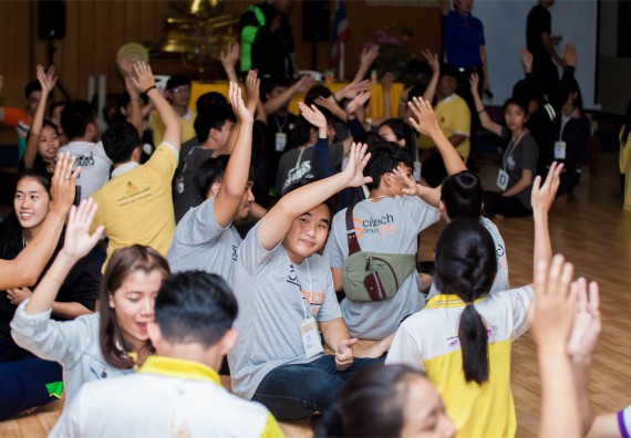 ภาพกิจกรรม โครงการอบรมเชิงปฏิบัติการค่ายอาสาบำเพ็ญประโยชน์ส่งเสริมสุขภาพ เสริมสร้างคุณธรรมจริยธรรมและบูรณาการเรียนรู้เพื่อทำนุบำรุงศิลปวัฒนธรรม ครั้งที่ 3