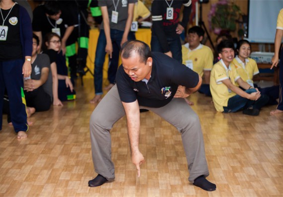 ภาพกิจกรรม โครงการอบรมเชิงปฏิบัติการค่ายอาสาบำเพ็ญประโยชน์ส่งเสริมสุขภาพ เสริมสร้างคุณธรรมจริยธรรมและบูรณาการเรียนรู้เพื่อทำนุบำรุงศิลปวัฒนธรรม ครั้งที่ 3