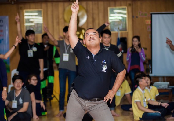 ภาพกิจกรรม โครงการอบรมเชิงปฏิบัติการค่ายอาสาบำเพ็ญประโยชน์ส่งเสริมสุขภาพ เสริมสร้างคุณธรรมจริยธรรมและบูรณาการเรียนรู้เพื่อทำนุบำรุงศิลปวัฒนธรรม ครั้งที่ 3