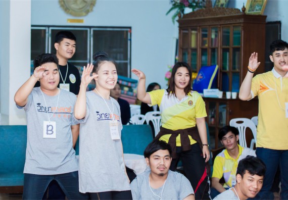 ภาพกิจกรรม โครงการอบรมเชิงปฏิบัติการค่ายอาสาบำเพ็ญประโยชน์ส่งเสริมสุขภาพ เสริมสร้างคุณธรรมจริยธรรมและบูรณาการเรียนรู้เพื่อทำนุบำรุงศิลปวัฒนธรรม ครั้งที่ 3