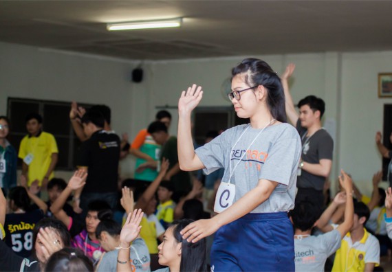 ภาพกิจกรรม โครงการอบรมเชิงปฏิบัติการค่ายอาสาบำเพ็ญประโยชน์ส่งเสริมสุขภาพ เสริมสร้างคุณธรรมจริยธรรมและบูรณาการเรียนรู้เพื่อทำนุบำรุงศิลปวัฒนธรรม ครั้งที่ 3