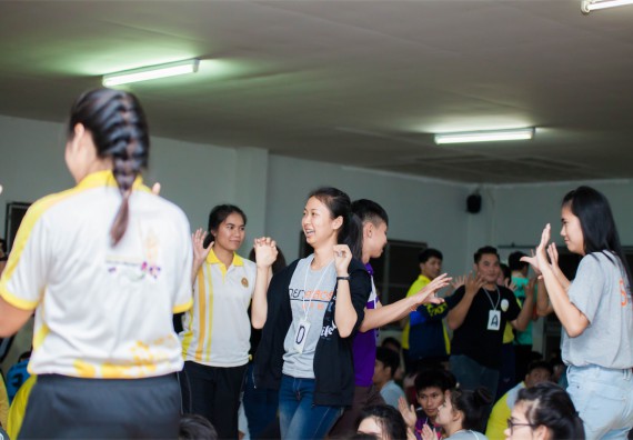 ภาพกิจกรรม โครงการอบรมเชิงปฏิบัติการค่ายอาสาบำเพ็ญประโยชน์ส่งเสริมสุขภาพ เสริมสร้างคุณธรรมจริยธรรมและบูรณาการเรียนรู้เพื่อทำนุบำรุงศิลปวัฒนธรรม ครั้งที่ 3