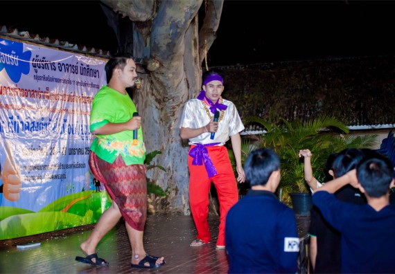 ภาพกิจกรรม โครงการอบรมเชิงปฏิบัติการค่ายอาสาบำเพ็ญประโยชน์ส่งเสริมสุขภาพ เสริมสร้างคุณธรรมจริยธรรมและบูรณาการเรียนรู้เพื่อทำนุบำรุงศิลปวัฒนธรรม ครั้งที่ 3