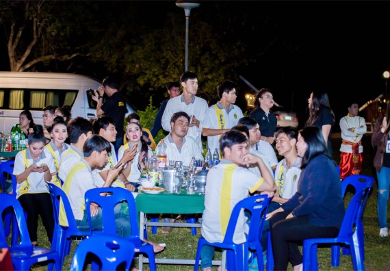 ภาพกิจกรรม โครงการอบรมเชิงปฏิบัติการค่ายอาสาบำเพ็ญประโยชน์ส่งเสริมสุขภาพ เสริมสร้างคุณธรรมจริยธรรมและบูรณาการเรียนรู้เพื่อทำนุบำรุงศิลปวัฒนธรรม ครั้งที่ 3