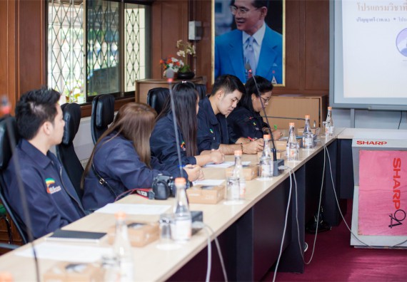 ภาพกิจกรรม คณะวิทยาศาสตร์ฯ ศึกษาดูงานด้านการบริหารจัดการงานสำนักงาน การประกันคุณภาพการศึกษา ณ คณะวิทยาศาสตร์และเทคโนโลยี มหาวิทยาลัยราชภัฏเชียงราย