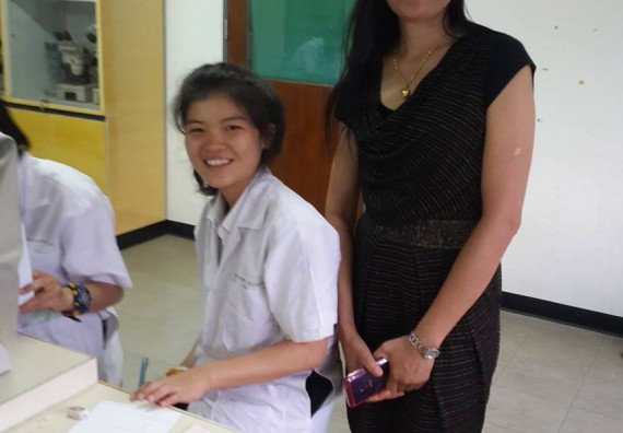 ภาพกิจกรรม โปรแกรมวิชาชีววิทยา จัดการอบรมเชิงปฏิบัติการตรวจหาไข่พยาธิ