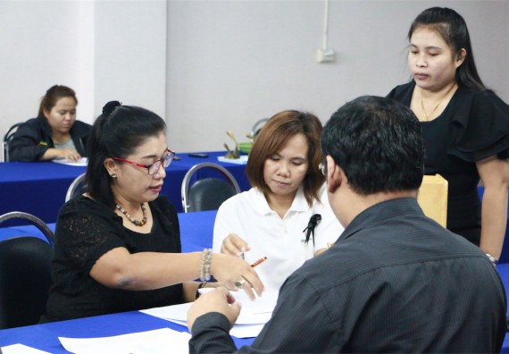 ภาพกิจกรรม คณะวิทยาศาสตร์และเทคโนโลยี ตรวจประเมินผลการควบคุมภายในและบริหารความเสี่ยง รอบ 12 เดือน