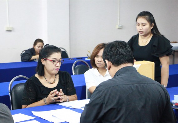 ภาพกิจกรรม คณะวิทยาศาสตร์และเทคโนโลยี ตรวจประเมินผลการควบคุมภายในและบริหารความเสี่ยง รอบ 12 เดือน