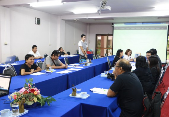 ภาพกิจกรรม คณะวิทยาศาสตร์และเทคโนโลยี ตรวจประเมินผลการควบคุมภายในและบริหารความเสี่ยง รอบ 12 เดือน