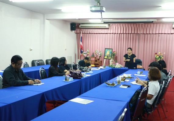 ภาพกิจกรรม คณะวิทยาศาสตร์และเทคโนโลยี ตรวจประเมินผลการควบคุมภายในและบริหารความเสี่ยง รอบ 12 เดือน