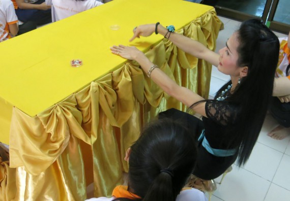 ภาพกิจกรรม โปรแกรมวิชาสาธารณสุขศาสตร์ จัดการอบรม เรื่อง เทคนิคการจับจีบผ้า