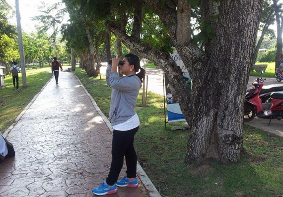 ภาพกิจกรรม โปรแกรมวิชาชีววิทยา จัดการอบรมเชิงปฏิบัติการ เรื่อง นกในแม่วงก์