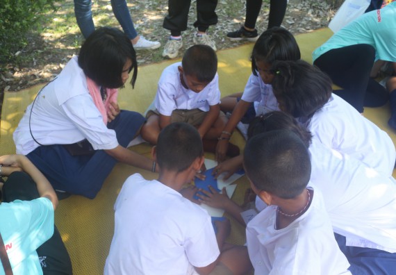 ภาพกิจกรรม โปรแกรมวิชาคณิตศาสตร์ ได้จัดโครงการบริการวิชาการค่ายคณิตศาสตร์