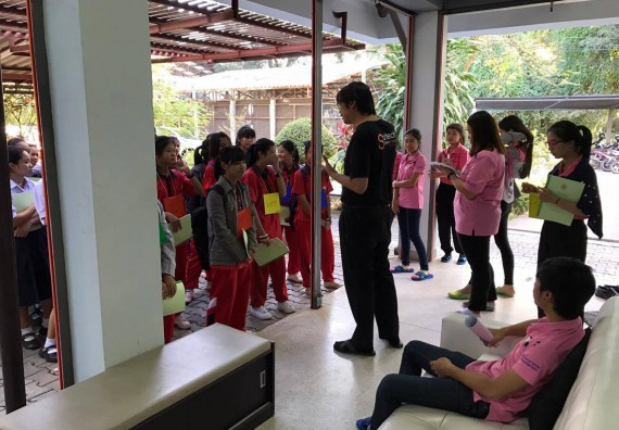 ภาพกิจกรรม โปรแกรมวิชาวิทยาศาสตร์และเทคโนโลยีการอาหาร ได้จัดการอบรมเชิงปฏิบัติการ เรื่อง อาหารปลอดภัยในโรงเรียน