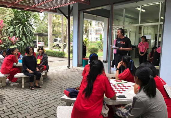 ภาพกิจกรรม โปรแกรมวิชาวิทยาศาสตร์และเทคโนโลยีการอาหาร ได้จัดการอบรมเชิงปฏิบัติการ เรื่อง อาหารปลอดภัยในโรงเรียน