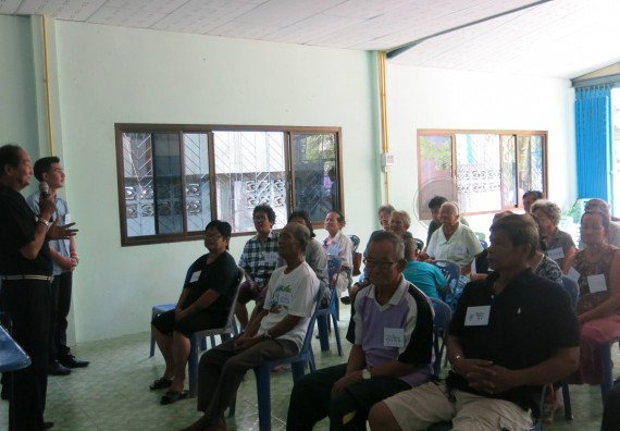 ภาพกิจกรรม โปรแกรมวิชาสาธารณสุขศาสตร์ ได้จัดกิจกรรมบริการวิชาการด้านสุขภาพ