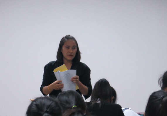 ภาพกิจกรรม โปรแกรมวิชาสาธารณสุขศาสตร์ จัดการอบรม เรื่อง หลักการใช้ยา