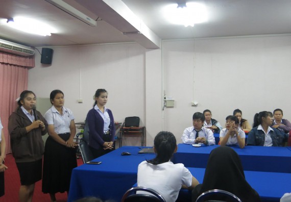 ภาพกิจกรรม โปรแกรมวิชาสาธารณสุขศาสตร์ จัดการอบรม หัวข้อเรื่อง หลักการเขียนหนังสือราชการ