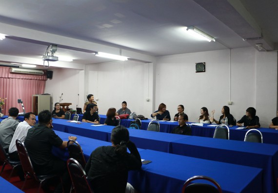 ภาพกิจกรรม คณะวิทยาศาสตร์และเทคโนโลยี จัดการประชุม เรื่อง การดำเนินการเลือกผู้แทนของหน่วยงานเพื่อร่วมเป็นคณะกรรมการสภาคณาจารย์และข้าราชการ