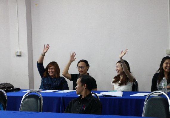 ภาพกิจกรรม คณะวิทยาศาสตร์และเทคโนโลยี จัดการประชุม เรื่อง การดำเนินการเลือกผู้แทนของหน่วยงานเพื่อร่วมเป็นคณะกรรมการสภาคณาจารย์และข้าราชการ