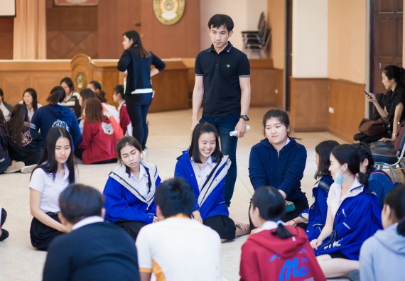 ภาพกิจกรรม นักศึกษาคณะวิทยาศาสตร์และเทคโนโลยี เข้าร่วมโครงการฝึกอบรมการประกันคุณภาพการศึกษา โดยกระบวนการจัดการความรู้ QA.KM