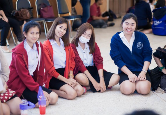 ภาพกิจกรรม นักศึกษาคณะวิทยาศาสตร์และเทคโนโลยี เข้าร่วมโครงการฝึกอบรมการประกันคุณภาพการศึกษา โดยกระบวนการจัดการความรู้ QA.KM