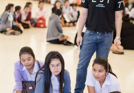 ภาพกิจกรรม นักศึกษาคณะวิทยาศาสตร์และเทคโนโลยี เข้าร่วมโครงการฝึกอบรมการประกันคุณภาพการศึกษา โดยกระบวนการจัดการความรู้ QA.KM