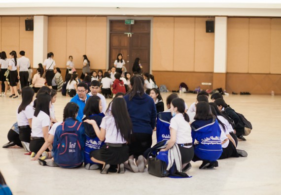 ภาพกิจกรรม นักศึกษาคณะวิทยาศาสตร์และเทคโนโลยี เข้าร่วมโครงการฝึกอบรมการประกันคุณภาพการศึกษา โดยกระบวนการจัดการความรู้ QA.KM