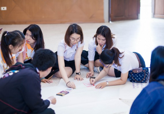 ภาพกิจกรรม นักศึกษาคณะวิทยาศาสตร์และเทคโนโลยี เข้าร่วมโครงการฝึกอบรมการประกันคุณภาพการศึกษา โดยกระบวนการจัดการความรู้ QA.KM