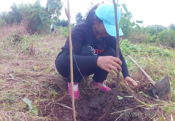 ภาพกิจกรรม โปรแกรมวิชาวิทยาศาสตร์สิ่งแวดล้อม คณะวิทยาศาสตร์ และเทคโนโลยี จัดกิจกรรมปลูกต้นไม้