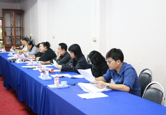 ภาพกิจกรรม ประชุมเพื่อแต่งตั้งคณะกรรมการดำเนินการสรรหาคณบดีประจำคณะ และกำหนดวิธีการพร้อมกำหนดการในการสรรหาคณบดี