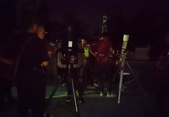 ภาพกิจกรรม โปรแกรมวิชาฟิสิกส์ จัดกิจกรรมค่ายดาราศาสตร์สัญจร