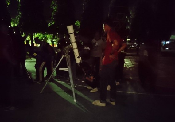 ภาพกิจกรรม โปรแกรมวิชาฟิสิกส์ จัดกิจกรรมค่ายดาราศาสตร์สัญจร