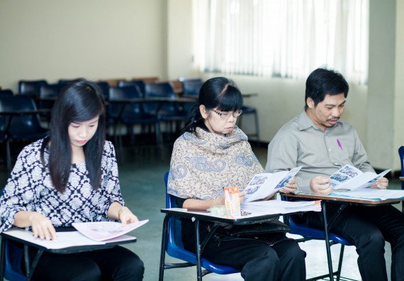 ภาพกิจกรรม คณะวิทยาศาสตร์และเทคโนโลยี จัดกิจกรรมแนะแนวการศึกษาต่อ ประจำปีการศึกษา 2560