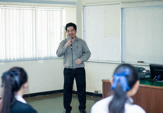 ภาพกิจกรรม คณะวิทยาศาสตร์และเทคโนโลยี จัดกิจกรรมแนะแนวการศึกษาต่อ ประจำปีการศึกษา 2560