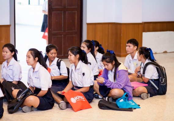 ภาพกิจกรรม คณะวิทยาศาสตร์และเทคโนโลยี จัดกิจกรรมแนะแนวการศึกษาต่อ ประจำปีการศึกษา 2560