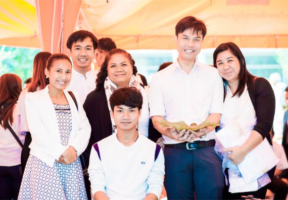 ภาพกิจกรรม คณะวิทยาศาสตร์และเทคโนโลยี เข้าร่วมพิธีบรรพชาอุปสมบท 30 รูป ถวายเป็นพระราชกุศลแด่พระบาทสมเด็จพระปรมินทรมหาภูมิพลอดุลยเดช