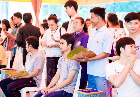 ภาพกิจกรรม คณะวิทยาศาสตร์และเทคโนโลยี เข้าร่วมพิธีบรรพชาอุปสมบท 30 รูป ถวายเป็นพระราชกุศลแด่พระบาทสมเด็จพระปรมินทรมหาภูมิพลอดุลยเดช