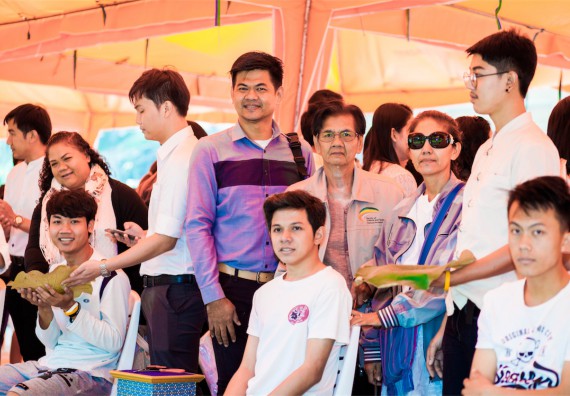 ภาพกิจกรรม คณะวิทยาศาสตร์และเทคโนโลยี เข้าร่วมพิธีบรรพชาอุปสมบท 30 รูป ถวายเป็นพระราชกุศลแด่พระบาทสมเด็จพระปรมินทรมหาภูมิพลอดุลยเดช
