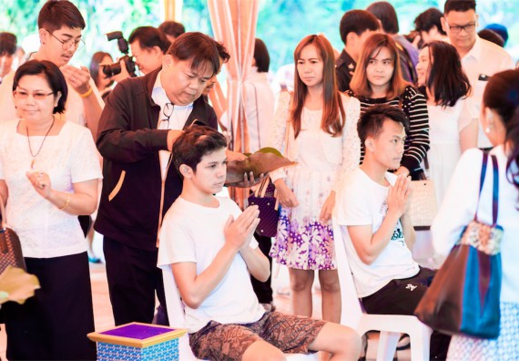 ภาพกิจกรรม คณะวิทยาศาสตร์และเทคโนโลยี เข้าร่วมพิธีบรรพชาอุปสมบท 30 รูป ถวายเป็นพระราชกุศลแด่พระบาทสมเด็จพระปรมินทรมหาภูมิพลอดุลยเดช